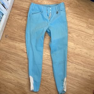 Sky blue riding breeches